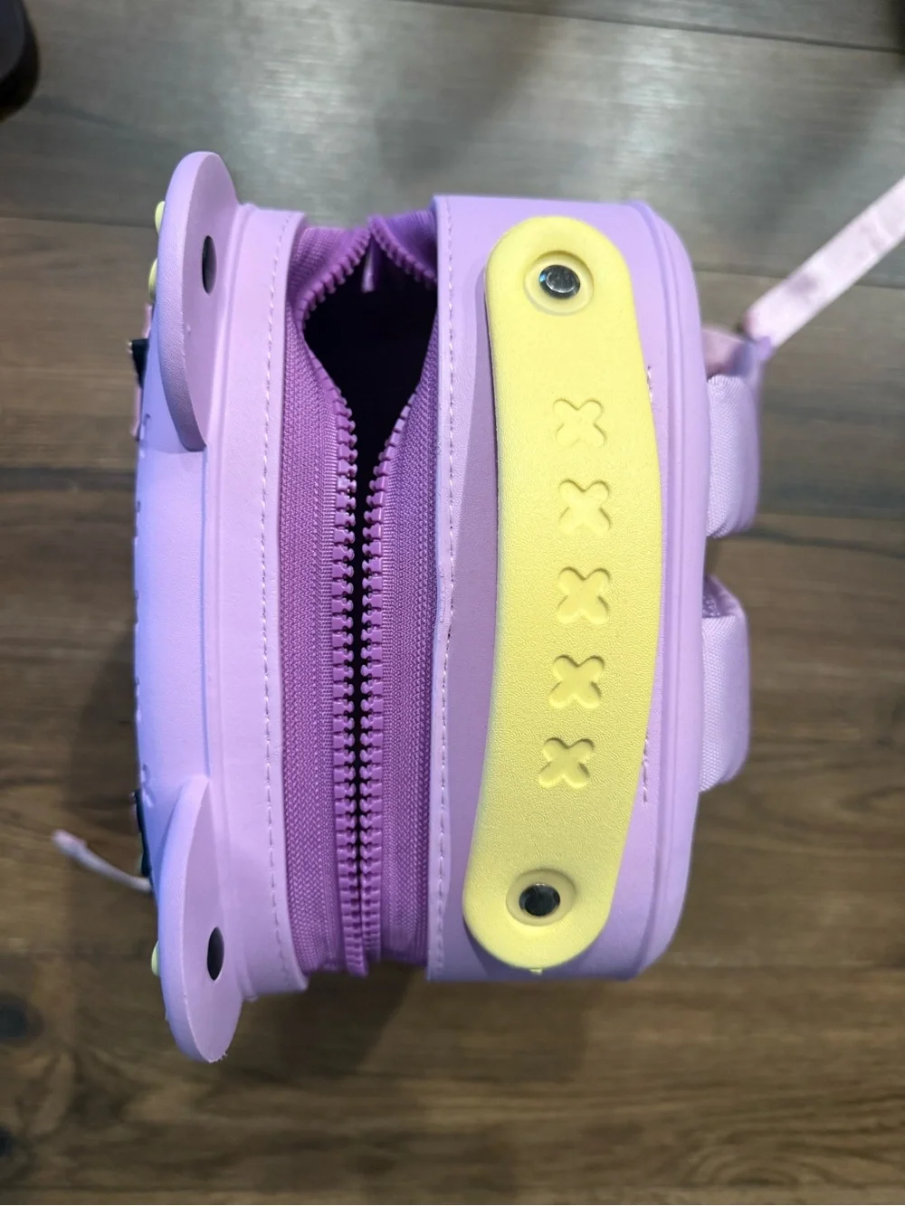 Cute Purple Kids Backpack with Cartoon Pins